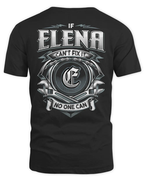 ELENA AP81-K4-626 - Personalized Ahmed Quote Apparel “If Ahmed Can't Fix It, No One Can” - Unisex Standard T-Shirt - Black