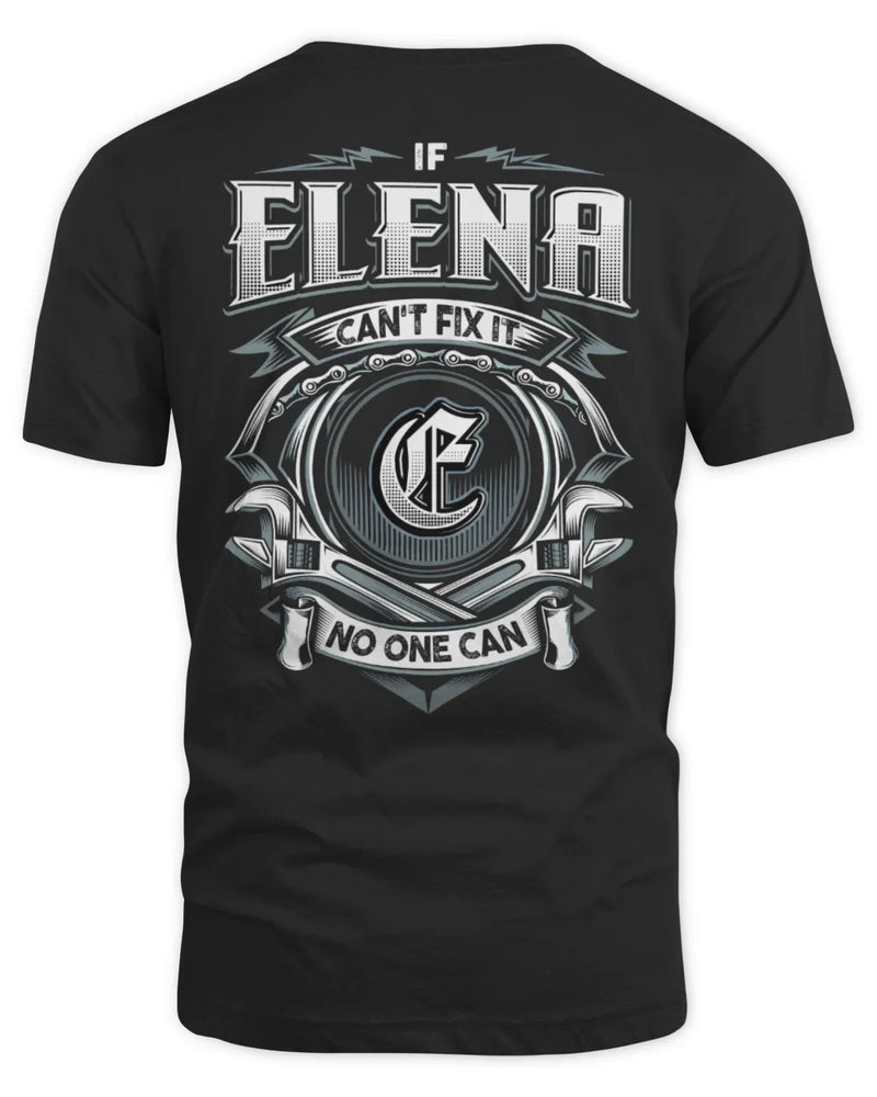 ELENA AP81-K4-626 - Personalized Ahmed Quote Apparel “If Ahmed Can't Fix It, No One Can” - Unisex Standard T-Shirt - Black