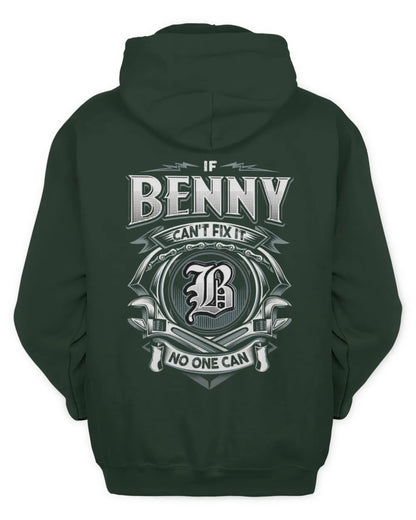BENNY AP81-K4-626 - Personalized Ahmed Quote Apparel “If Ahmed Can't Fix It, No One Can” - Unisex Hoodie - Forest Green