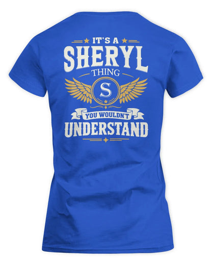 SHERYL KT06-M008 It’s a [NAME] Thing – You Wouldn’t Understand | Personalized Vintage T-Shirt - Women's Standard T-Shirt - Royal