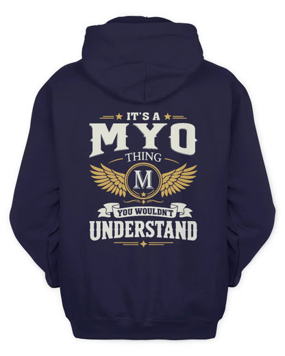 MYO KT06-M008 It’s a [NAME] Thing – You Wouldn’t Understand | Personalized Vintage T-Shirt - Unisex Hoodie - Navy