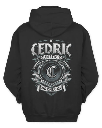 CEDRIC AP81-K4-626 - Personalized Ahmed Quote Apparel “If Ahmed Can't Fix It, No One Can” - Unisex Hoodie - Black