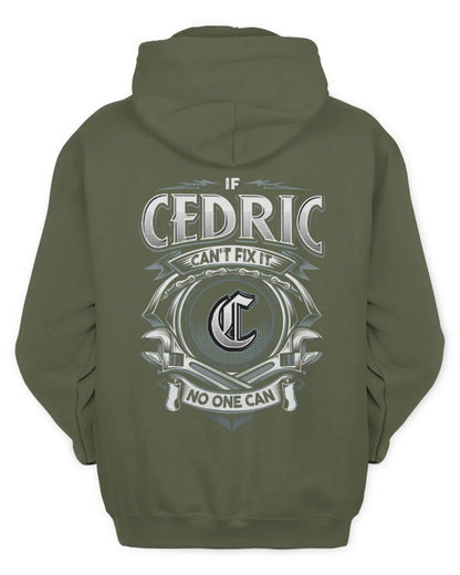 CEDRIC AP81-K4-626 - Personalized Ahmed Quote Apparel “If Ahmed Can't Fix It, No One Can” - Unisex Hoodie - Military Green
