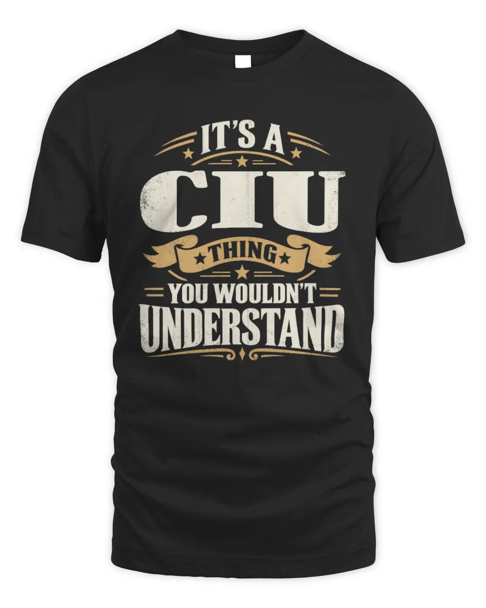 CIU P08 TH51 - Personalized “It’s a/an [NAME] Thing – You Wouldn’t Understand” Shirt - Unisex Standard T-Shirt - Black