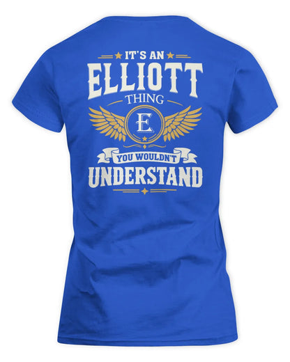 ELLIOTT KT06-M008 It’s a [NAME] Thing – You Wouldn’t Understand | Personalized Vintage T-Shirt - Women's Standard T-Shirt - Royal