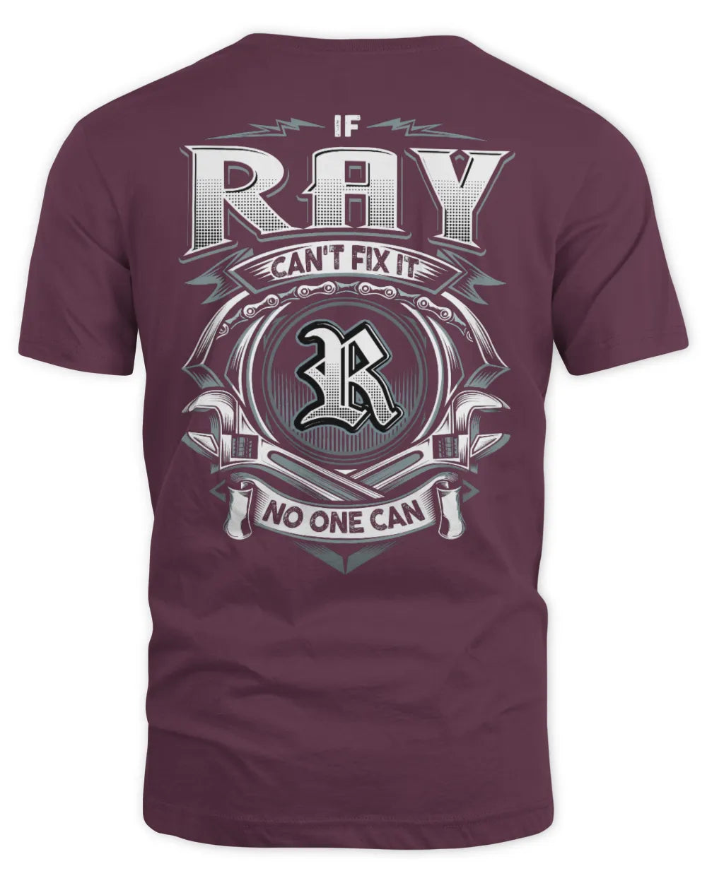 RAY AP81-K4-626 - Personalized Ahmed Quote Apparel “If Ahmed Can't Fix It, No One Can” - Unisex Standard T-Shirt - Maroon