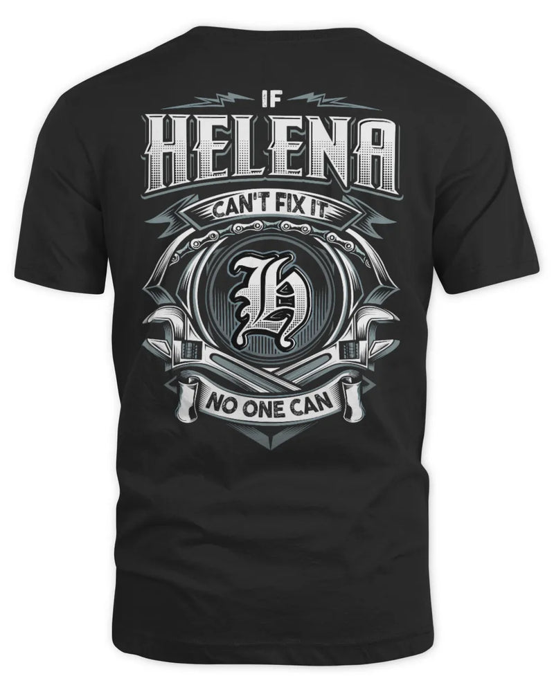 HELENA AP81-K4-626 - Personalized Ahmed Quote Apparel “If Ahmed Can't Fix It, No One Can” - Unisex Standard T-Shirt - Black
