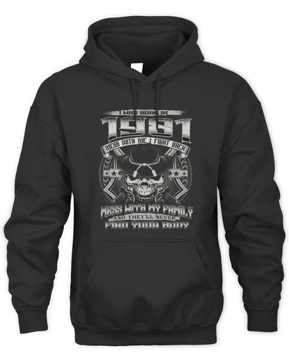1981 HH89-K2 – Protective Family Quote T-Shirt - Unisex Hoodie - Black