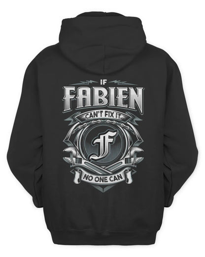 FABIEN AP81-K4-626 - Personalized Ahmed Quote Apparel “If Ahmed Can't Fix It, No One Can” - Unisex Hoodie - Black