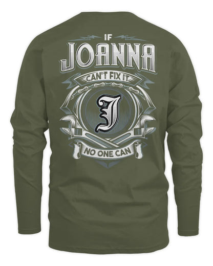 JOANNA AP81-K4-626 - Personalized Ahmed Quote Apparel “If Ahmed Can't Fix It, No One Can” - Men's Long Sleeved T-Shirt - Military Green
