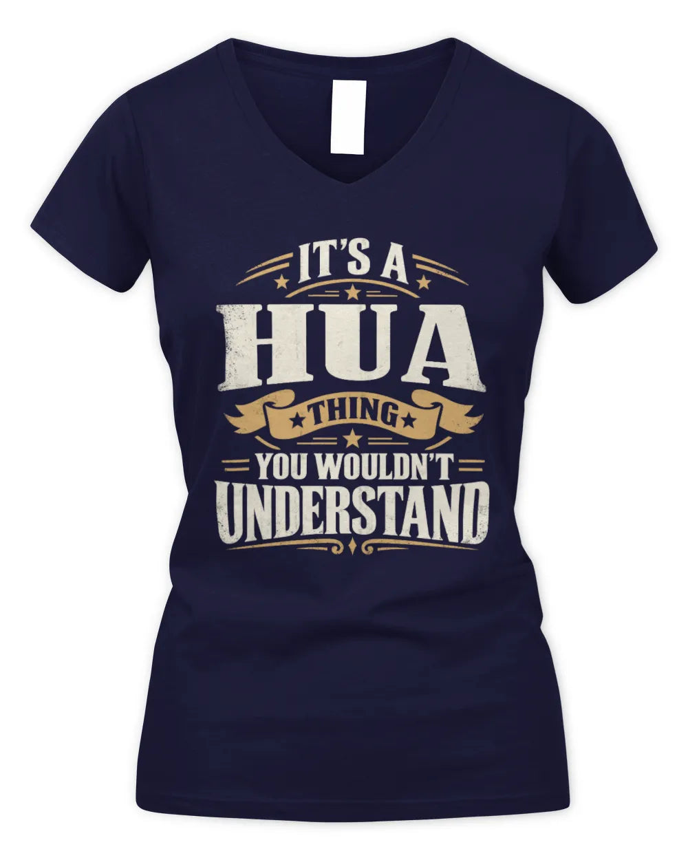 HUA P08 TH51 - Personalized “It’s a/an [NAME] Thing – You Wouldn’t Understand” Shirt - Women's V-Neck T-Shirt - Navy