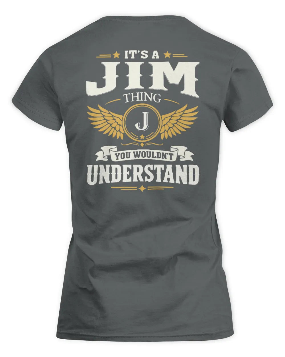 JIM KT06-M008 It’s a [NAME] Thing – You Wouldn’t Understand | Personalized Vintage T-Shirt - Women's Standard T-Shirt - Charcoal