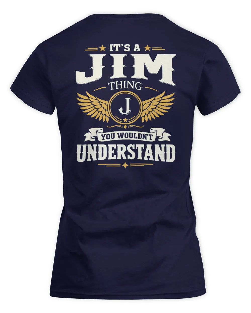 JIM KT06-M008 It’s a [NAME] Thing – You Wouldn’t Understand | Personalized Vintage T-Shirt - Women's Standard T-Shirt - Navy