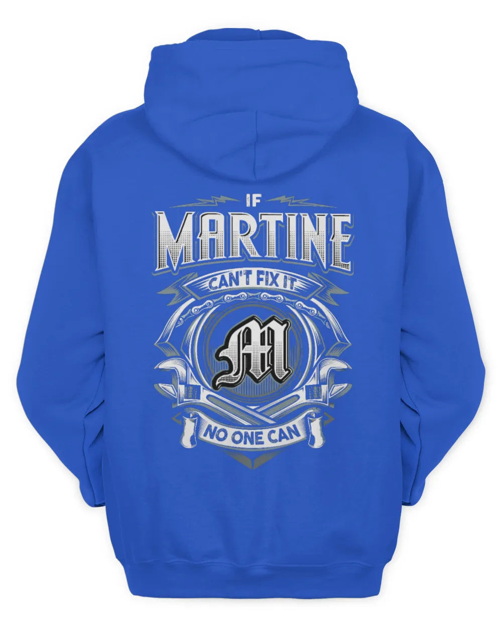 MARTINE AP81-K4-626 - Personalized Ahmed Quote Apparel “If Ahmed Can't Fix It, No One Can” - Unisex Hoodie - Royal