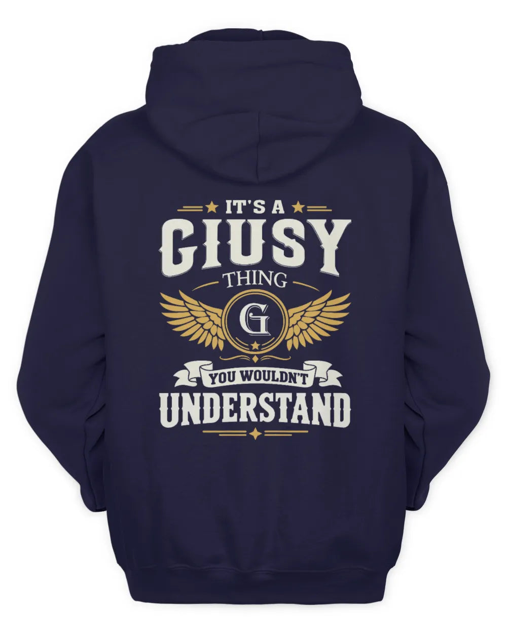 GIUSY KT06-M008 It’s a [NAME] Thing – You Wouldn’t Understand | Personalized Vintage T-Shirt - Unisex Hoodie - Navy