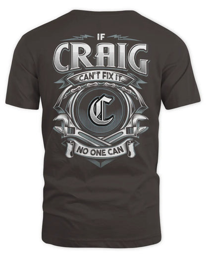CRAIG AP81-K4-626 - Personalized Ahmed Quote Apparel “If Ahmed Can't Fix It, No One Can” - Unisex Standard T-Shirt - Dark Chocolate