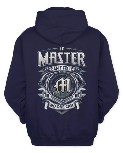 MASTER AP81-K4-626 - Personalized Ahmed Quote Apparel “If Ahmed Can't Fix It, No One Can” - Unisex Hoodie - Navy