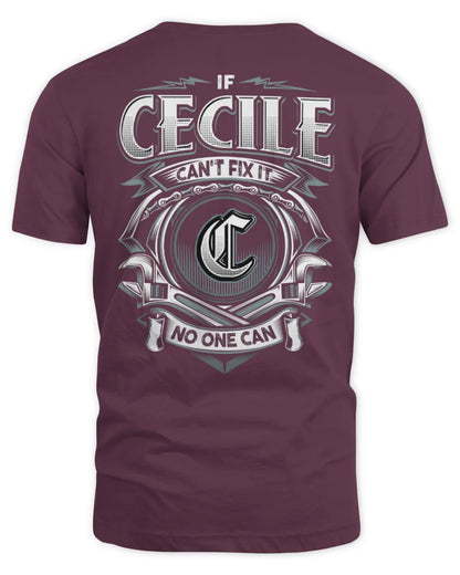 CECILE AP81-K4-626 - Personalized Ahmed Quote Apparel “If Ahmed Can't Fix It, No One Can” - Unisex Standard T-Shirt - Maroon