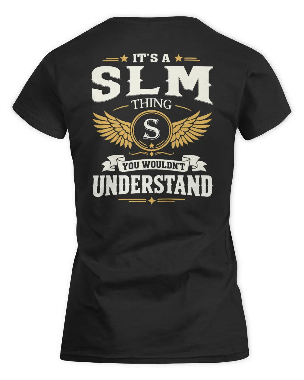 SLM KT06-M008 It’s a [NAME] Thing – You Wouldn’t Understand | Personalized Vintage T-Shirt - Women's Standard T-Shirt - Black