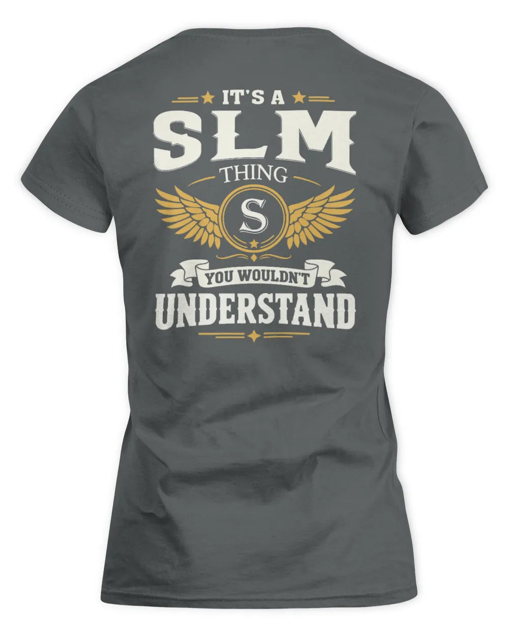 SLM KT06-M008 It’s a [NAME] Thing – You Wouldn’t Understand | Personalized Vintage T-Shirt - Women's Standard T-Shirt - Charcoal