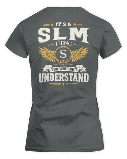 SLM KT06-M008 It’s a [NAME] Thing – You Wouldn’t Understand | Personalized Vintage T-Shirt - Women's Standard T-Shirt - Charcoal