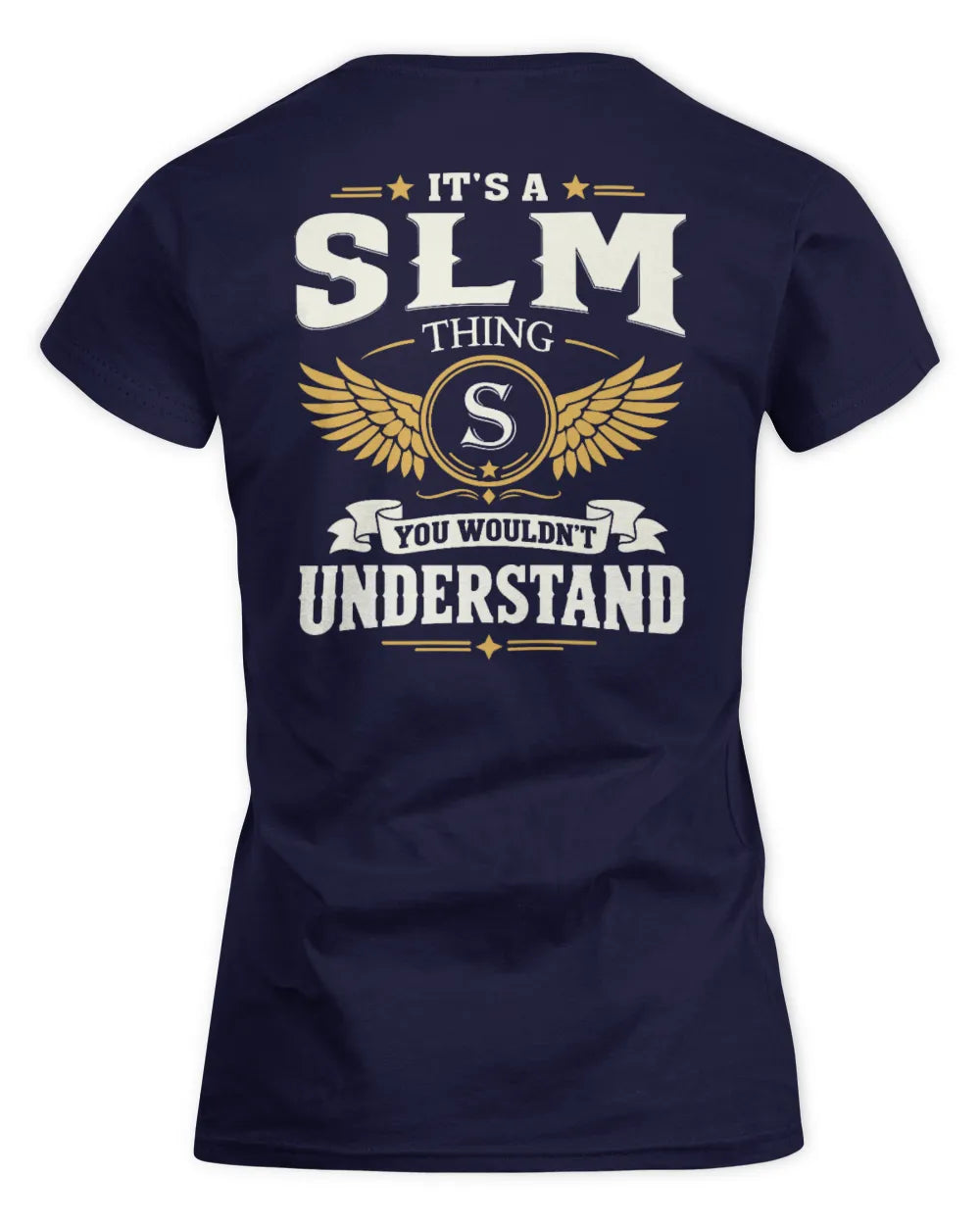 SLM KT06-M008 It’s a [NAME] Thing – You Wouldn’t Understand | Personalized Vintage T-Shirt - Women's Standard T-Shirt - Navy
