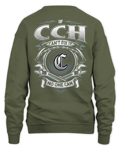CCH AP81-K4-626 - Personalized Ahmed Quote Apparel “If Ahmed Can't Fix It, No One Can” - Unisex Sweatshirt - Military Green
