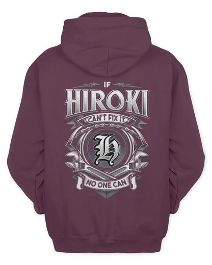 HIROKI AP81-K4-626 - Personalized Ahmed Quote Apparel “If Ahmed Can't Fix It, No One Can” - Unisex Hoodie - Maroon