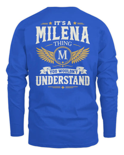 MILENA KT06-M008 It’s a [NAME] Thing – You Wouldn’t Understand | Personalized Vintage T-Shirt - Men's Long Sleeved T-Shirt - Royal