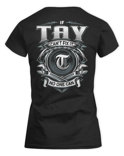 TAY AP81-K4-626 - Personalized Ahmed Quote Apparel “If Ahmed Can't Fix It, No One Can” - Women's Standard T-Shirt - Black