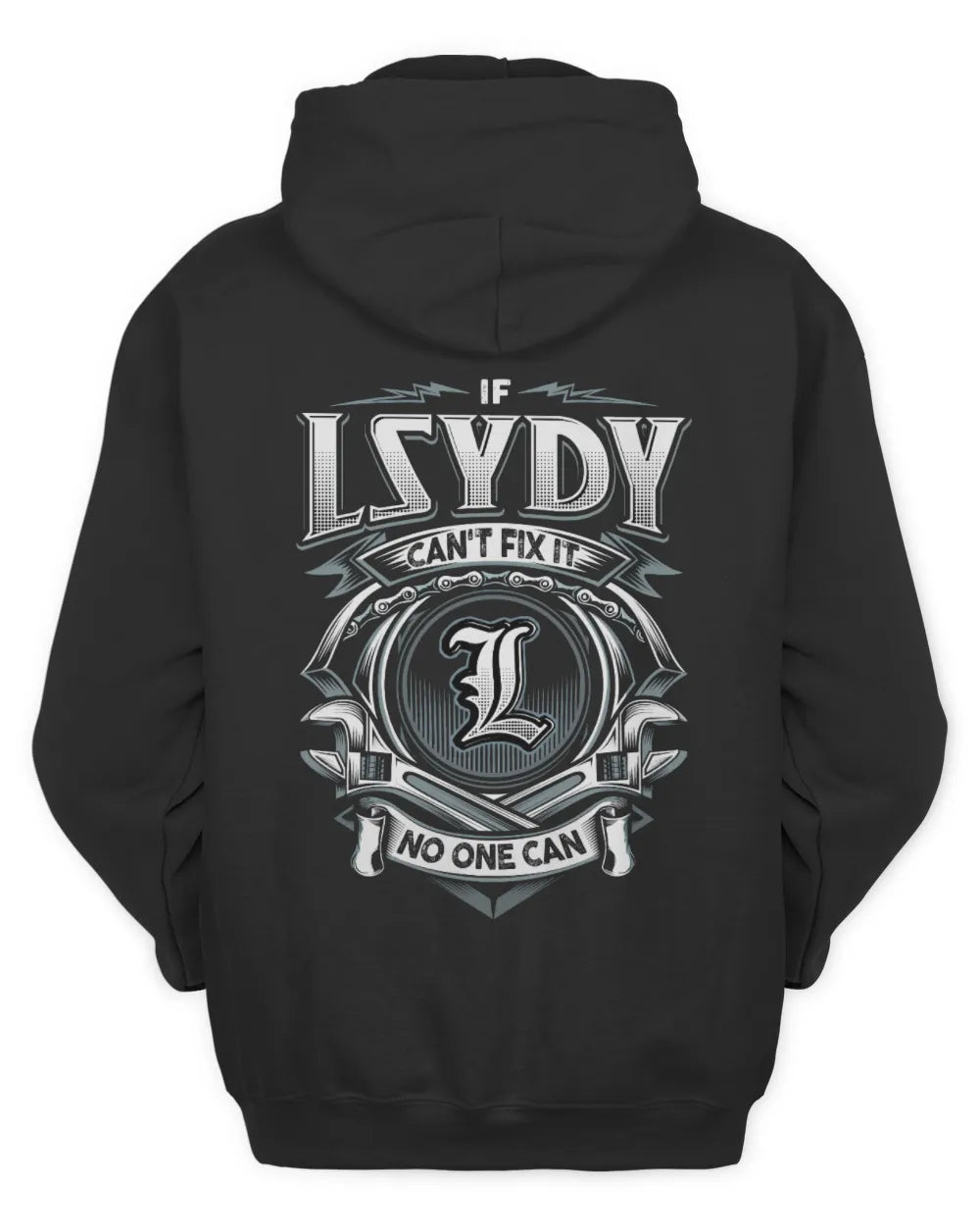 LSYDY AP81-K4-626 - Personalized Ahmed Quote Apparel “If Ahmed Can't Fix It, No One Can” - Unisex Hoodie - Black