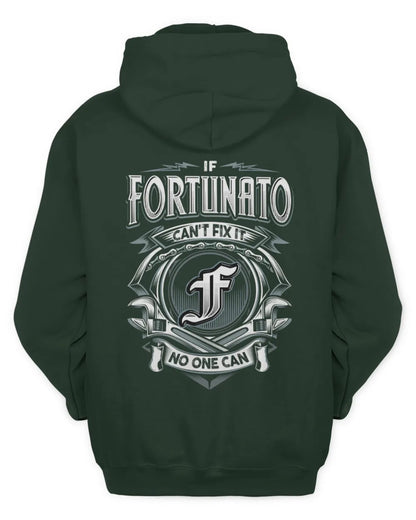 FORTUNATO AP81-K4-626 - Personalized Ahmed Quote Apparel “If Ahmed Can't Fix It, No One Can” - Unisex Hoodie - Forest Green
