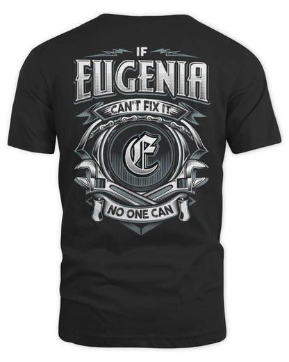 EUGENIA AP81-K4-626 - Personalized Ahmed Quote Apparel “If Ahmed Can't Fix It, No One Can” - Unisex Standard T-Shirt - Black