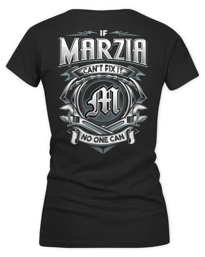 MARZIA AP81-K4-626 - Personalized Ahmed Quote Apparel “If Ahmed Can't Fix It, No One Can” - Women's V-Neck T-Shirt - Black