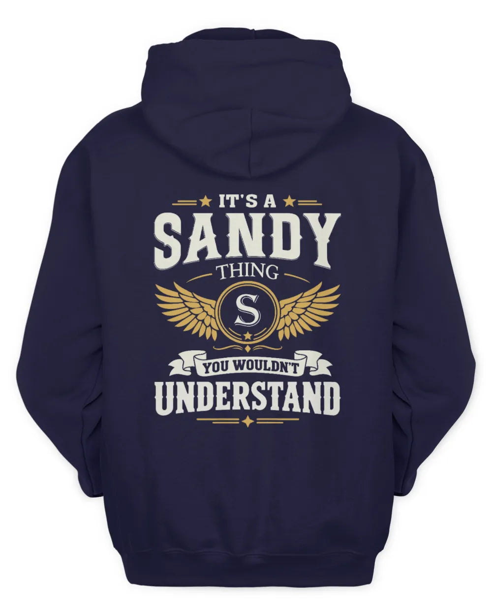SANDY KT06-M008 It’s a [NAME] Thing – You Wouldn’t Understand | Personalized Vintage T-Shirt - Unisex Hoodie - Navy