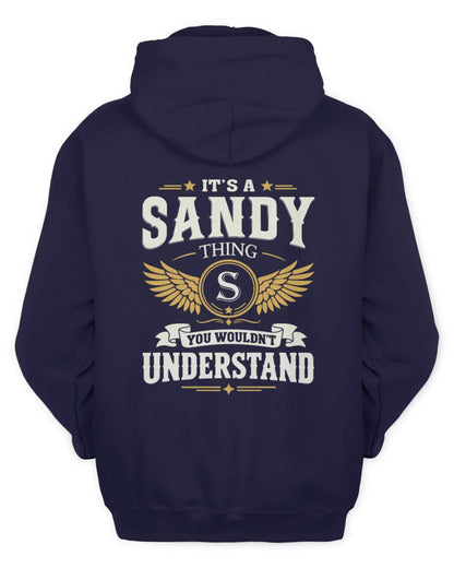SANDY KT06-M008 It’s a [NAME] Thing – You Wouldn’t Understand | Personalized Vintage T-Shirt - Unisex Hoodie - Navy