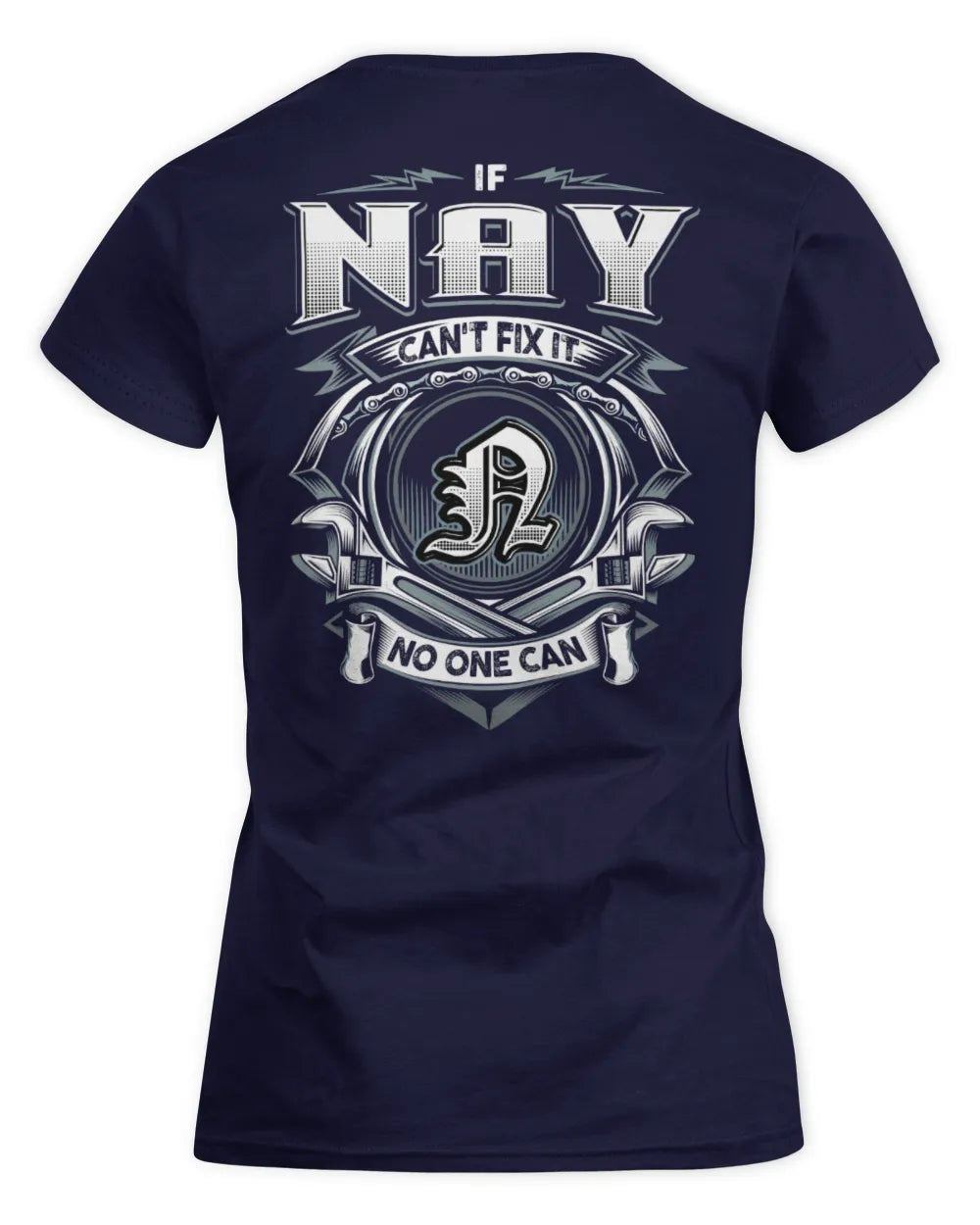 NAY AP81-K4-626 - Personalized Ahmed Quote Apparel “If Ahmed Can't Fix It, No One Can” - Women's Standard T-Shirt - Navy