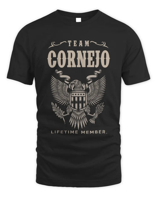 CORNEJO TP06-K82 – Personalized Classic Style Apparel “Team NAME Lifetime Member”