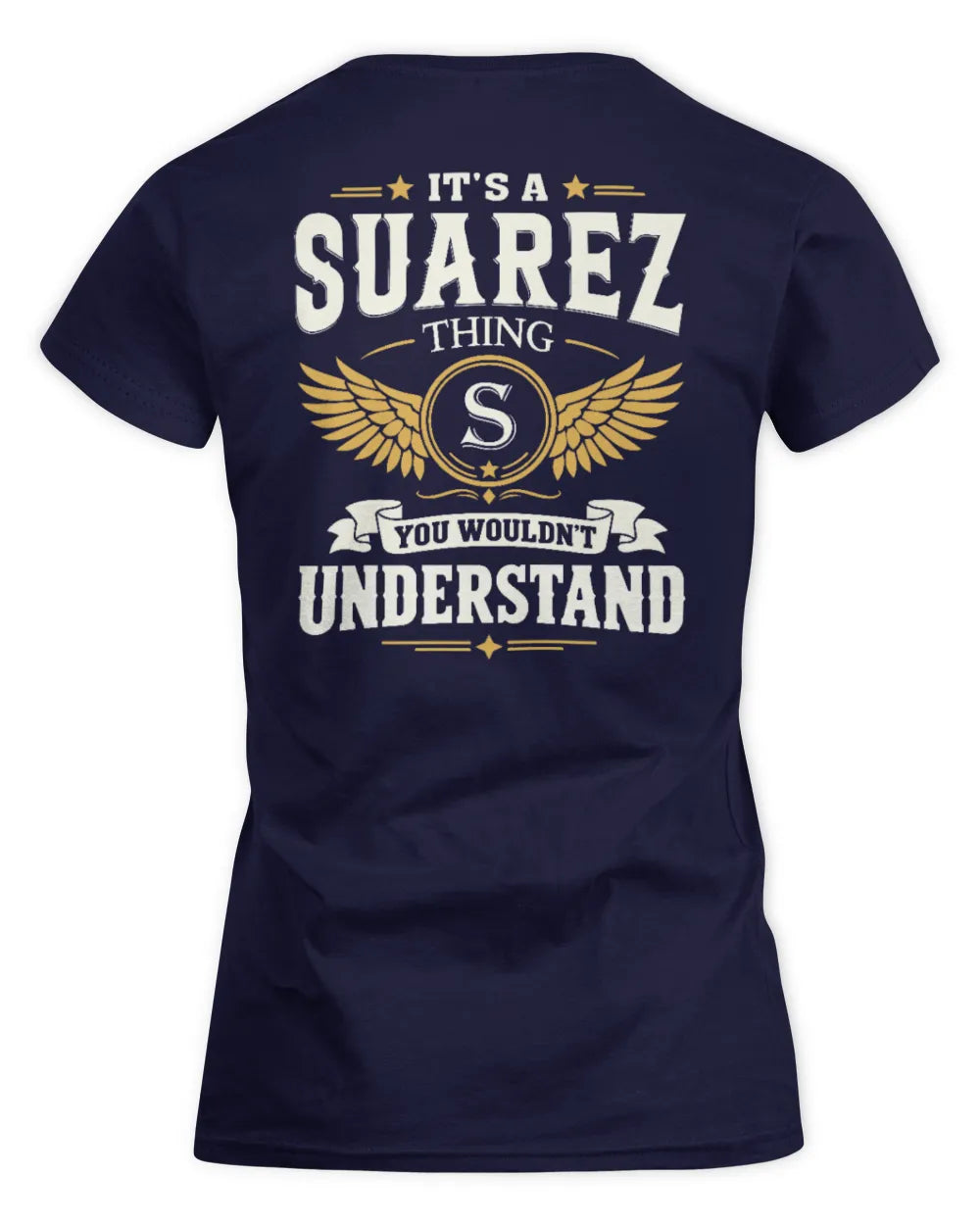 SUAREZ KT06-M008 It’s a [NAME] Thing – You Wouldn’t Understand | Personalized Vintage T-Shirt - Women's Standard T-Shirt - Navy