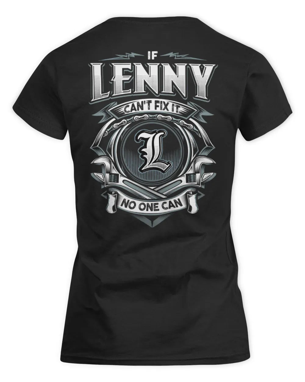 LENNY AP81-K4-626 - Personalized Ahmed Quote Apparel “If Ahmed Can't Fix It, No One Can” - Women's Standard T-Shirt - Black