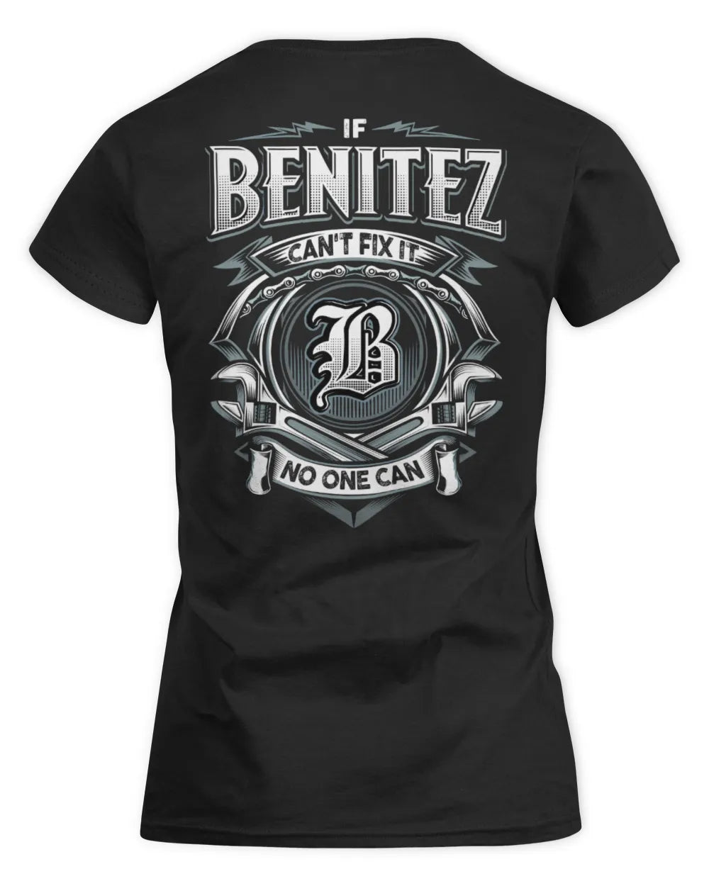 BENITEZ AP81-K4-626 - Personalized Ahmed Quote Apparel “If Ahmed Can't Fix It, No One Can” - Women's Standard T-Shirt - Black