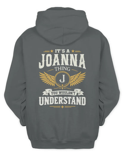 JOANNA KT06-M008 It’s a [NAME] Thing – You Wouldn’t Understand | Personalized Vintage T-Shirt - Unisex Hoodie - Charcoal