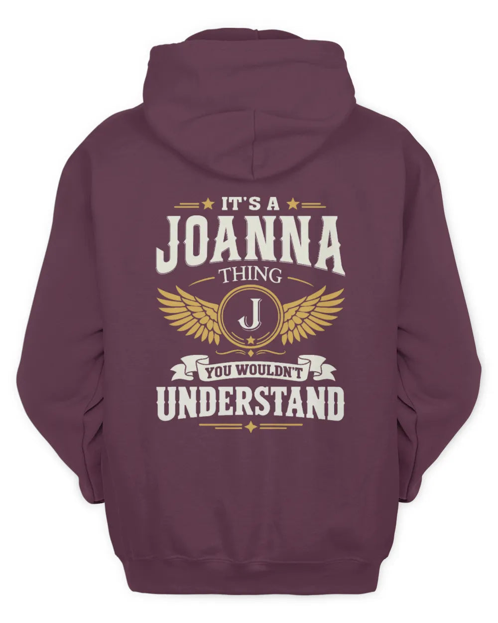 JOANNA KT06-M008 It’s a [NAME] Thing – You Wouldn’t Understand | Personalized Vintage T-Shirt - Unisex Hoodie - Maroon