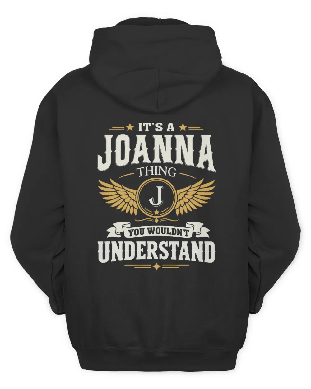 JOANNA KT06-M008 It’s a [NAME] Thing – You Wouldn’t Understand | Personalized Vintage T-Shirt - Unisex Hoodie - Black
