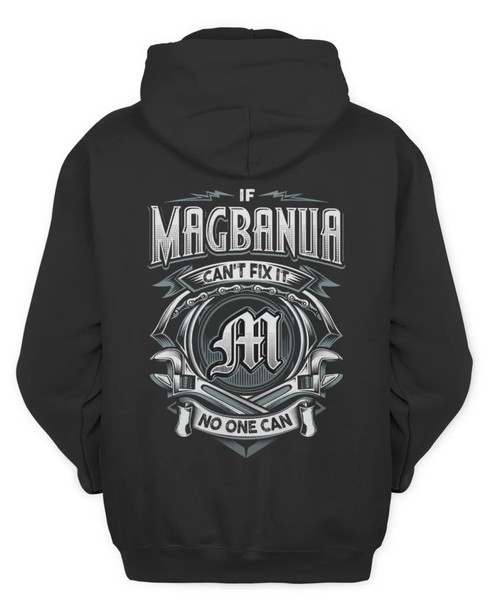 MAGBANUA AP81-K4-626 - Personalized Ahmed Quote Apparel “If Ahmed Can't Fix It, No One Can” - Unisex Hoodie - Black