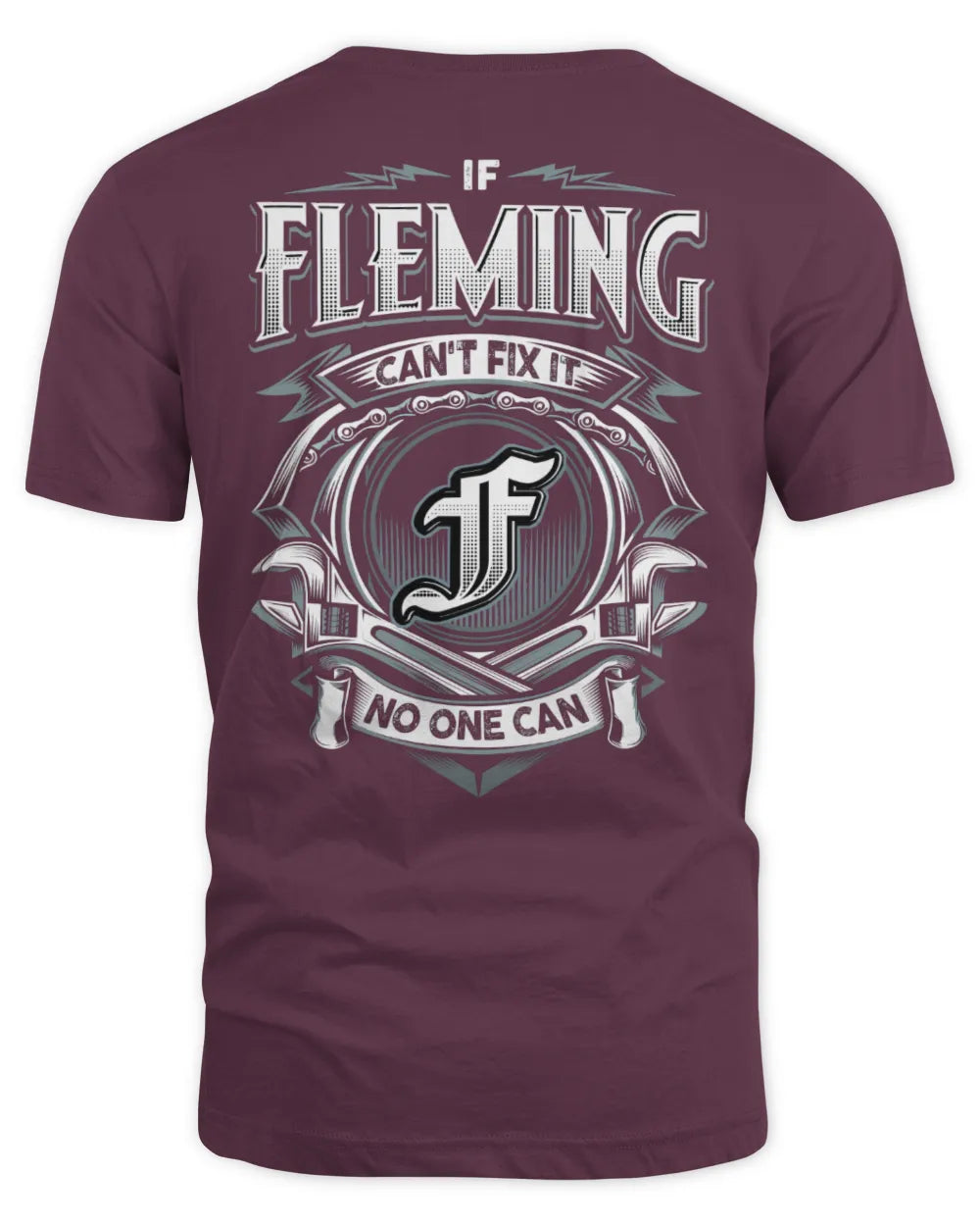 FLEMING AP81-K4-626 - Personalized Ahmed Quote Apparel “If Ahmed Can't Fix It, No One Can” - Unisex Standard T-Shirt - Maroon