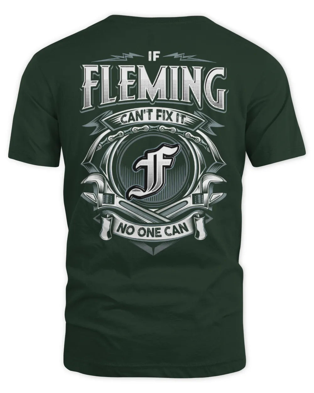 FLEMING AP81-K4-626 - Personalized Ahmed Quote Apparel “If Ahmed Can't Fix It, No One Can” - Unisex Standard T-Shirt - Forest Green
