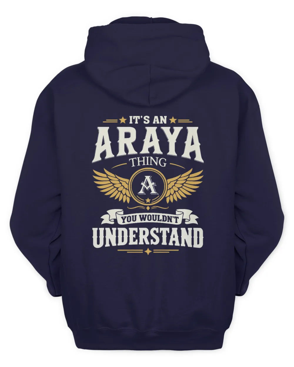 ARAYA KT06-M008 It’s a [NAME] Thing – You Wouldn’t Understand | Personalized Vintage T-Shirt - Unisex Hoodie - Navy