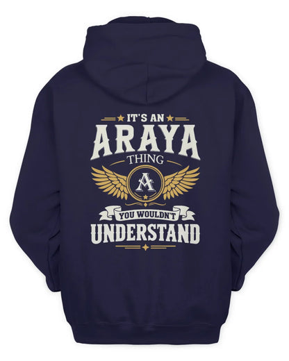 ARAYA KT06-M008 It’s a [NAME] Thing – You Wouldn’t Understand | Personalized Vintage T-Shirt - Unisex Hoodie - Navy