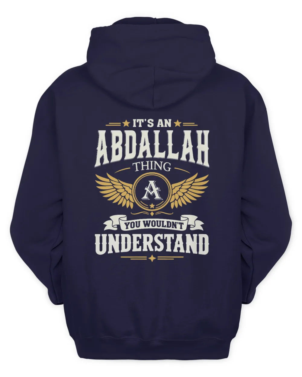 ABDALLAH KT06-M008 It’s a [NAME] Thing – You Wouldn’t Understand | Personalized Vintage T-Shirt - Unisex Hoodie - Navy